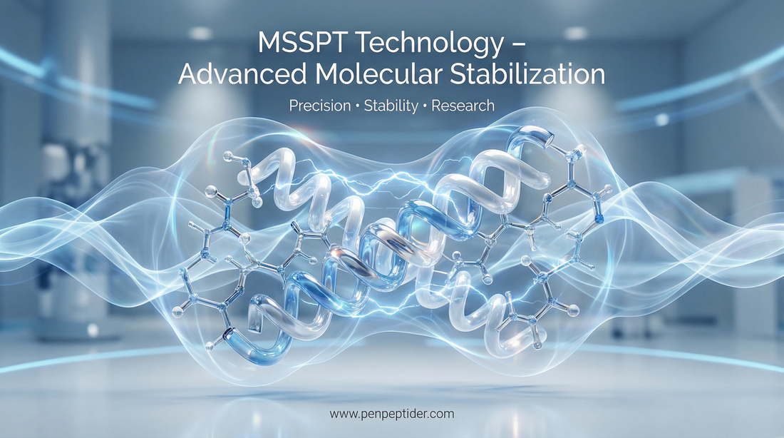 MSSPT-teknologi – molekylär stabilisering av peptider